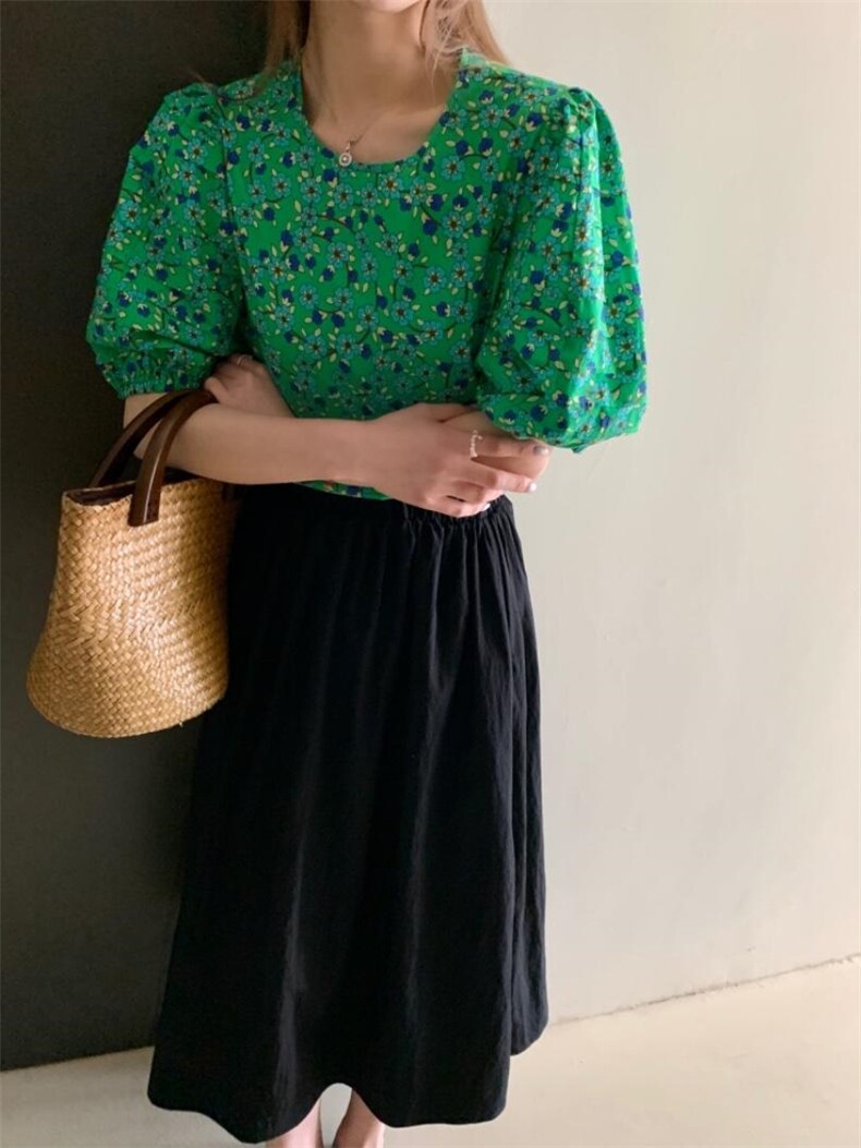 夏季新款韩版碎花上衣，其它，Y·Ben悦本