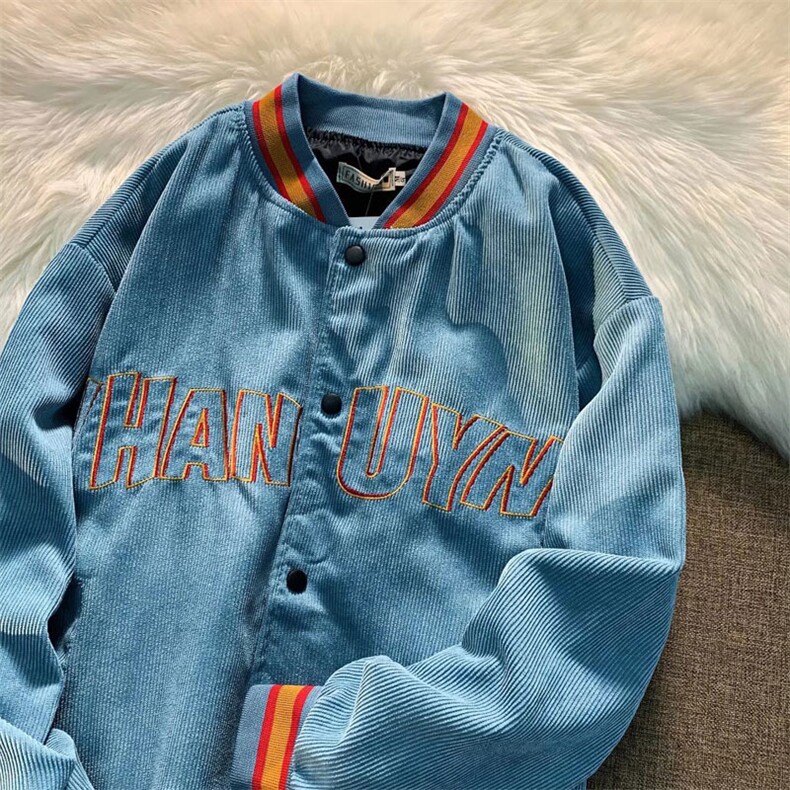 潮流夹克潮男春刺绣撞色棒球服外套夹克W95P46,男装夹克,星座1116-2