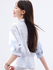 现货2026夏装短袖亲肤凉爽时尚女短袖上衣，女装衬衫，木子恋