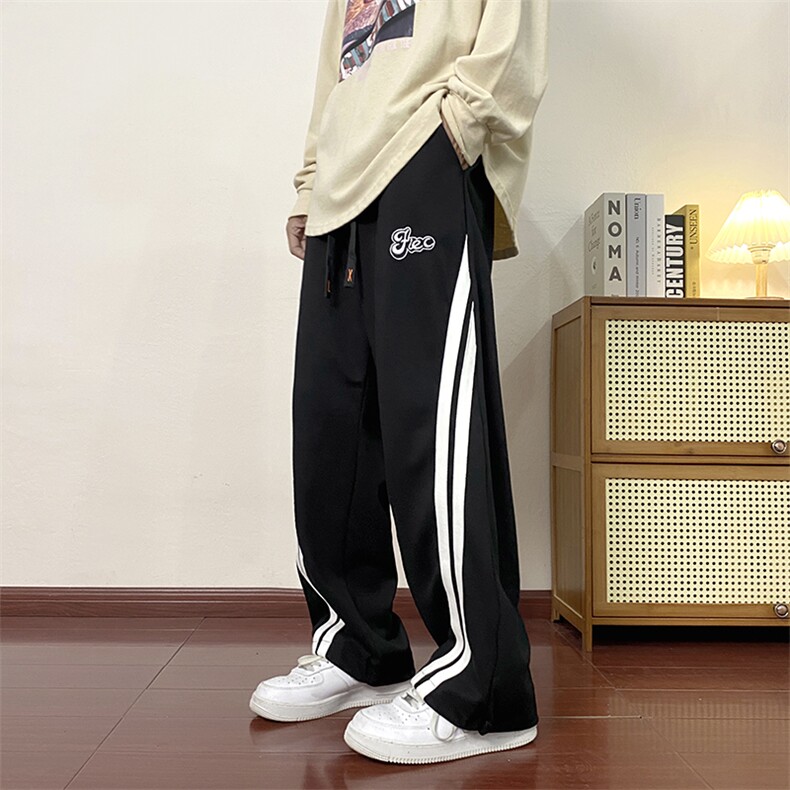 秋季休闲男士复古直筒抽绳运动裤cityboy男裤K02592-P35,男装休闲裤,星座308B-1