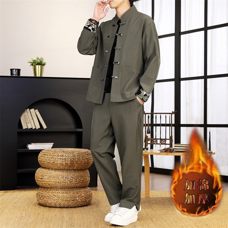 2024风加棉加厚套装，男装休闲套装，星座1206（原A206）