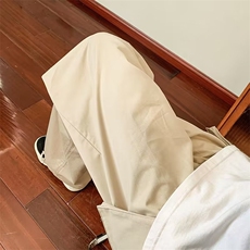 日系复古阔腿裤大口袋裤子春秋季新款宽松休闲裤K5854-P40，男装休闲裤，星座512-2