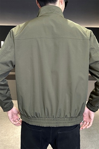 男秋装外套行政上衣服潮牌痞帅休闲立领工装夹克JK9213P90控138图片