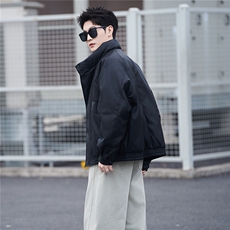 新标95绒男士羽绒服冬季2025新款皮夹克外套A313-859507-P295，男装夹克，电商A313