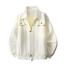 2026春季新款飞行夹克外套男女同款单层宽松翻领工装外套痞帅衣，男装夹克，星座1402-3