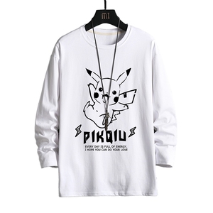 TX3078-P25 加绒-P35 纯长袖t恤男大码圆领打底衫体恤上衣服图片