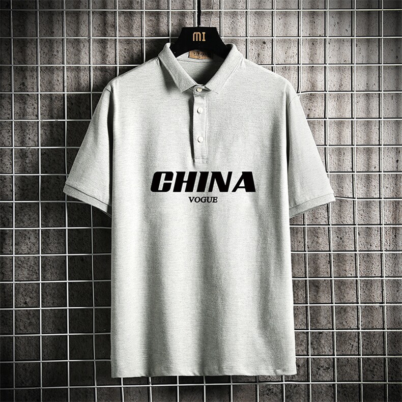PL57001-P35翻领短袖polo衫男大码胖子半袖t恤男有领保罗衫,男装Polo衫,电商A040A