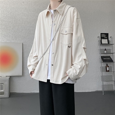 新款CS7183-P42特控78M-5XL高品质欧棉绒工装衬衫外套，男装衬衫，电商D232