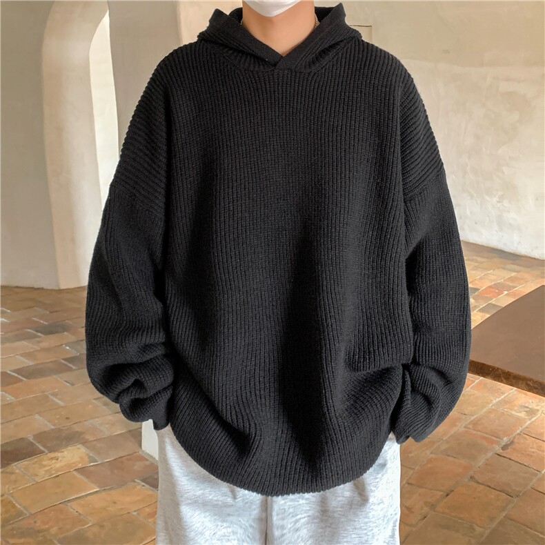 备货几千件重磅连帽毛衣套头针织衫男女同款情侣装M5306-P65,男装针织衫/毛衣,星座1212
