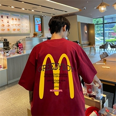 220g纯棉美式夏季短袖t恤男DT424-特批19，男装T恤，电商B370