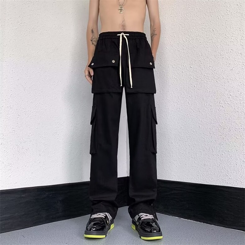 男春夏新款青少年时尚立体口袋工装裤纯棉D341P40,男装休闲裤,星座1116-2