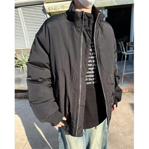 廓形bomber立领加厚棉服男冬季外套短款痞帅夹克棉衣 M9087图片