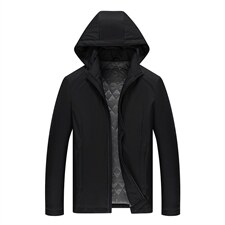 冬季新款休闲棉衣男冬装中年男连帽棉服爸爸外套SFT81708-P195，男装棉衣，电商B212（原钱塘6029）