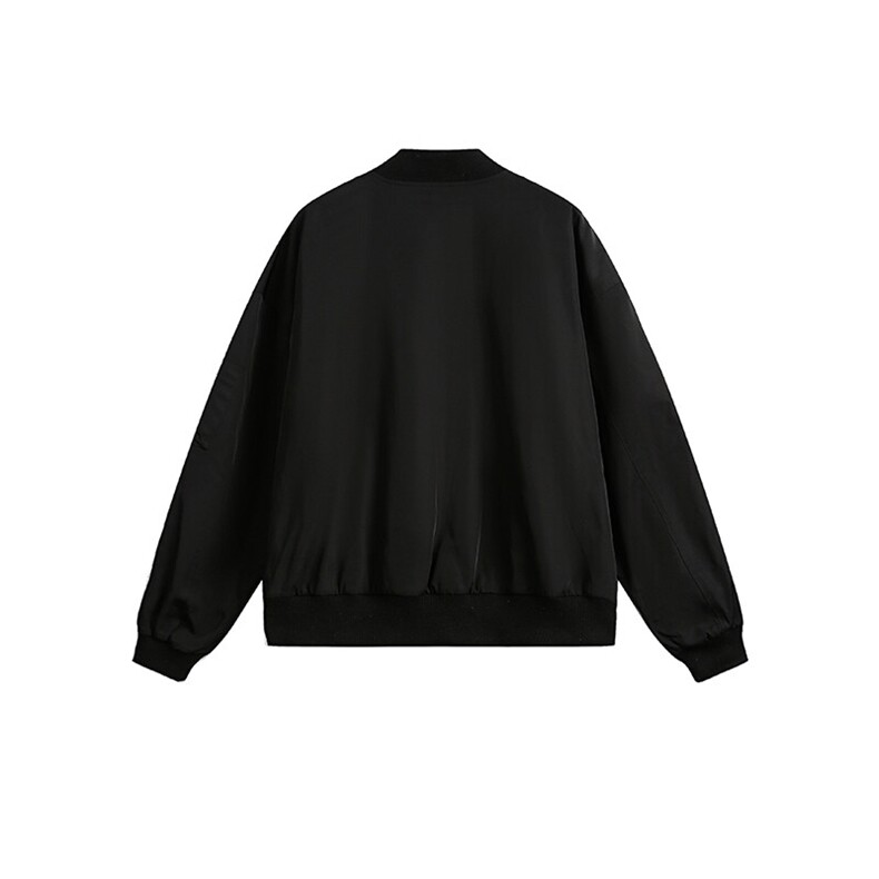 特P75无差价新款时尚美式复古春飞行服外套HJ5752-日系白底,女装短外套,电商A003