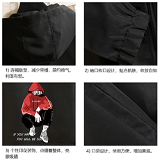JK65051-P45连帽夹克男大码胖子棒球服上衣外套砖墙挂拍，男装夹克，电商A040A