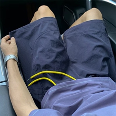 休闲百搭短裤男新款夏季薄款大码宽松外穿胖mm运动中裤，男装牛仔裤，四季星座505