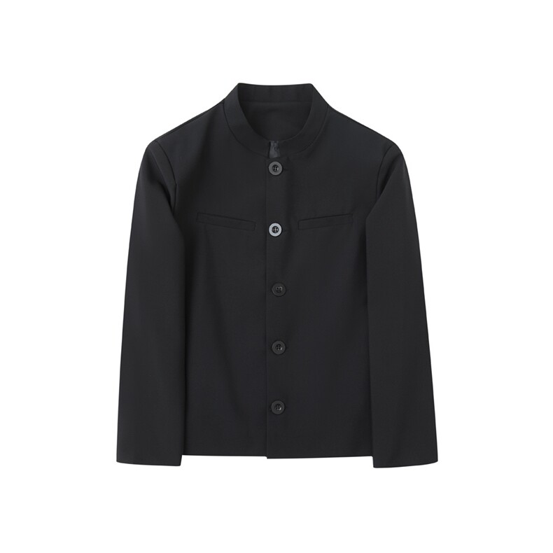 风春男立领西装单排扣外套本命红新中式中山装西服JAK35P60,男装西服套装,星座1013-1