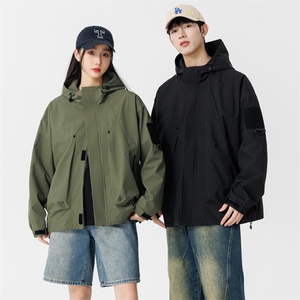 冲锋衣外套男春秋户外徒步登山服夹克潮牌痞帅高级感JK111-P83图片