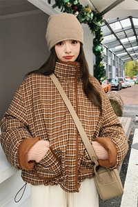 2025冬季新款羽绒服两面穿外套时尚休闲203-8826-P325-K418图片