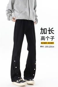 秋季高个子加长牛仔裤男微喇美式188cm115直筒阔腿休闲裤KZ026P65图片