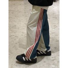 【有货】三条杠速干裤拼接撞色条纹裤子美式高街KZN16LL-特P48，男装休闲裤，星座1007（原301D）