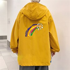 ！春秋新款港风休闲连帽夹克男宽松外套男装DJK264-P45图片