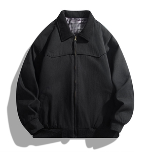 M182-P88 M-5XL 复古美式纯棉夹克冬季加厚宽松翻领棉衣图片