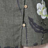 优雅复古印花长袖连衣裙女秋装新款宽松显瘦气质文艺套装裙，女装套装/套裙，丽影随形