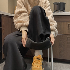 街头时髦都市风长裤秋冬加绒工艺文艺风休闲裤K882TP48控88，男装卫衣，电商A102B