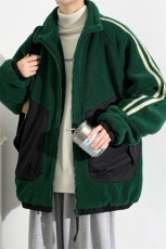 冬款学生加绒立领棉服羊羔绒百搭棉衣外套男女8339-P125控价178，男装棉衣，电商A441-1