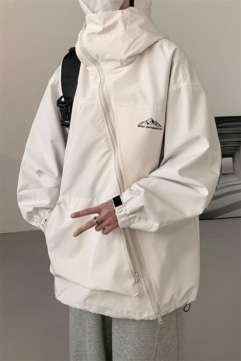 8XL-M特大码春季Cityboy宽松冲锋衣夹克男女上衣外套男JK1310P85,男装夹克,电商D206-1