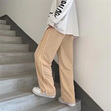男春秋季高街中性风开叉裤K101P30，男装休闲裤，星座1116-2