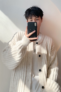 毛衣男秋冬新款港风宽松针织毛衫MYA6-P65图片