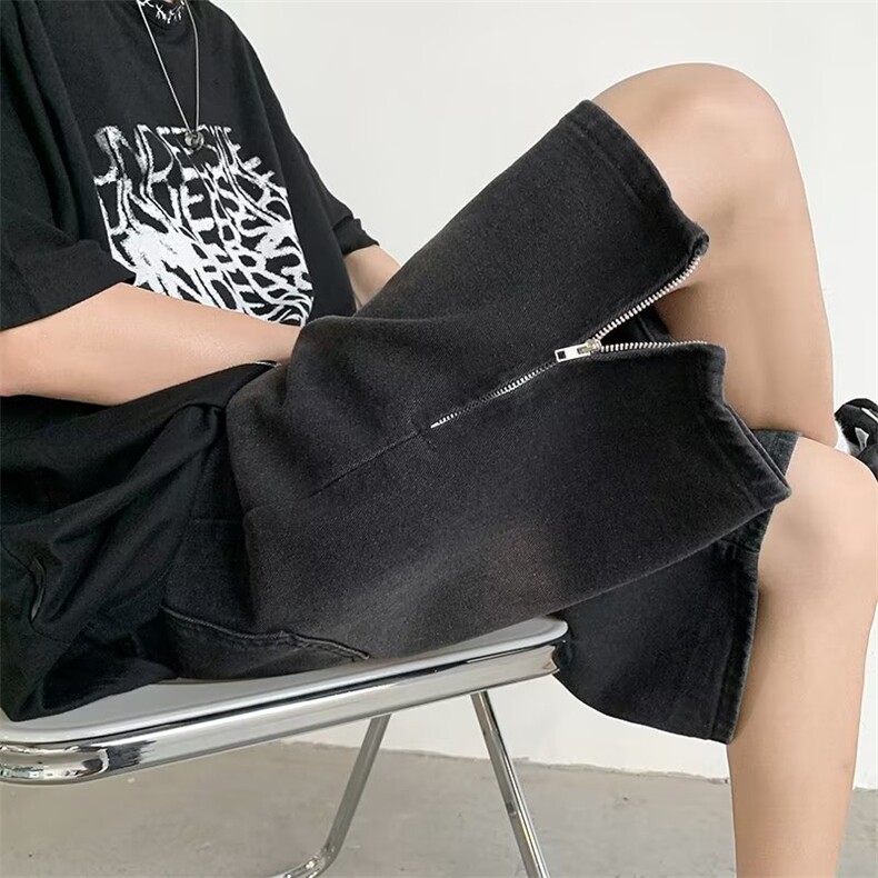 青春流行ins男原宿美式vibe裤子直筒水洗牛仔裤潮N5524P36，男装牛仔裤，星座1116-2