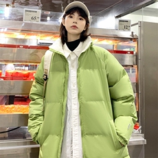 冬上新学生加棉加厚棉服潮中性风纯色立领棉衣外套男女8801-P65，男装棉衣，电商A441-1