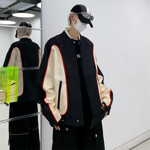 秋季青春流行男夹克文艺潮机车夹克外套 HT02 P65图片