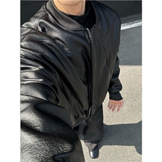 图加棉加厚立领棉衣男士潮流结构设计感棒球服棉服外套P80，男装棉衣，电商C306-1