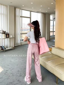 2022防晒新款拖地裤图片