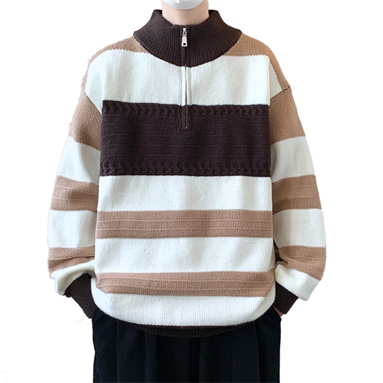 【新品】2025秋冬男士时尚休闲百搭针织连帽毛衣潮流-M246-P55,男装针织衫/毛衣,星座1105-1