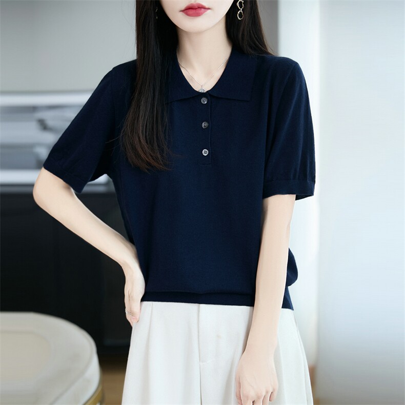 2025秋冬新款羊绒衫女100%纯山羊绒精纺翻领纯色简约拉链开衫短袖,女装羊毛衫,朝思羊绒