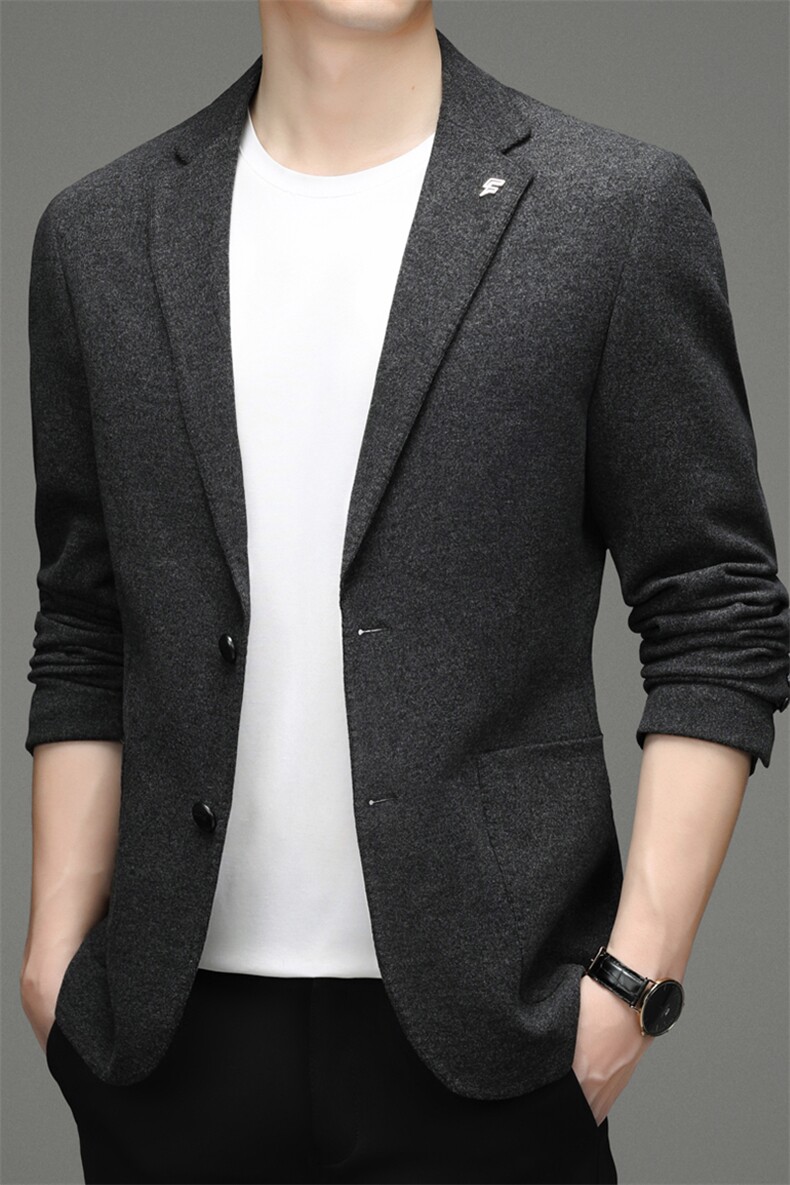 DJ3037钱塘2020-3新款商务休闲百搭简约中年男士西服货稳P152,男装西服,钱塘207-3