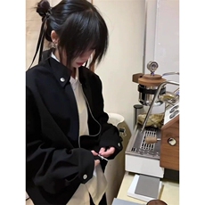 【有货】Y160CC-特P60垫肩短款西装外套男高级感痞帅行政夹克，男装夹克，星座1007（原301D）