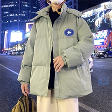 冬季港风韩版宽松加棉加厚连帽冲锋衣棉衣棉服MY6211P115控158，男装夹克，电商A268A