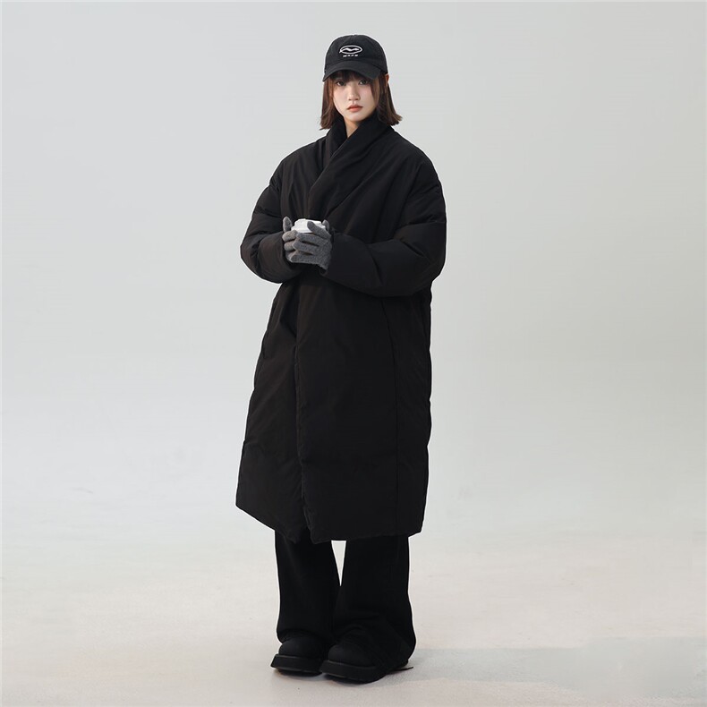 中性西装风衣高级感派克服棉衣过膝中长款棉衣男MY77948P138控198，女装棉衣/棉服，星座226-1