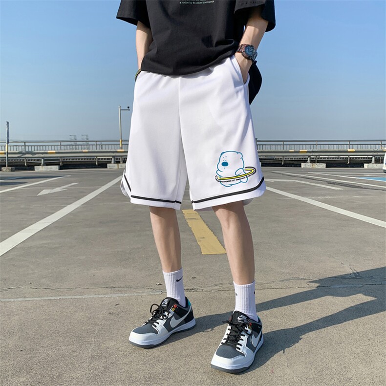 ！2023夏季新款男士冰丝短裤宽松运动中裤DK306P30图片