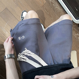 美式休闲短裤男士夏季运动中裤潮牌五分裤1001-1-DK36-P36图片