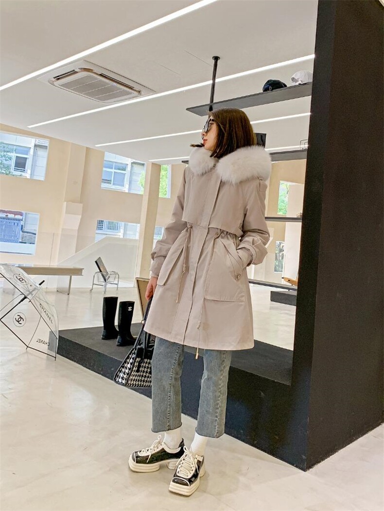 皮草派克，女装皮草，洲忆家