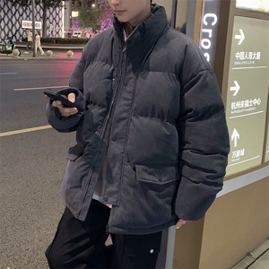 羽绒棉服男冬季休闲冬装潮牌加厚保暖灯芯绒外套男M0776-P105图片