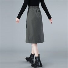 2021春秋款新品纯棉休闲半身裙300款，女装半身裙，秋牧寒烟