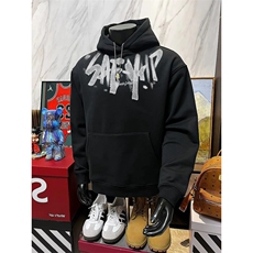 XZ809A/WW27/P45/控58/加绒P55/控68印花重磅连帽卫衣，男装卫衣，星座809A(原222-1)